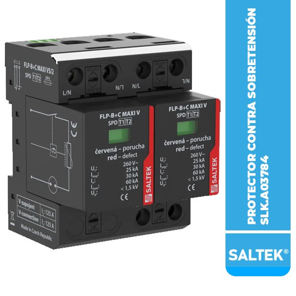 SLK.A03784 PROTECTOR CONTRA SOBRETENSIÓN FLP-B+C MAXI VS/2