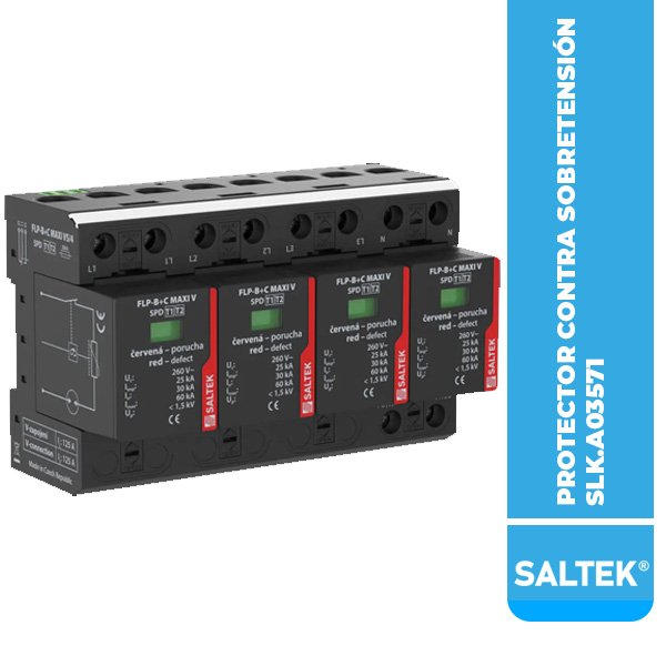 SLK.A03571 PROTECTOR CONTRA SOBRETENSIÓN FLP-B+C MAXI VS/4