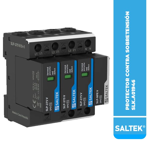 SLK.A01946 PROTECTOR CONTRA SOBRETENSIÓN SLP-275 V/3+1