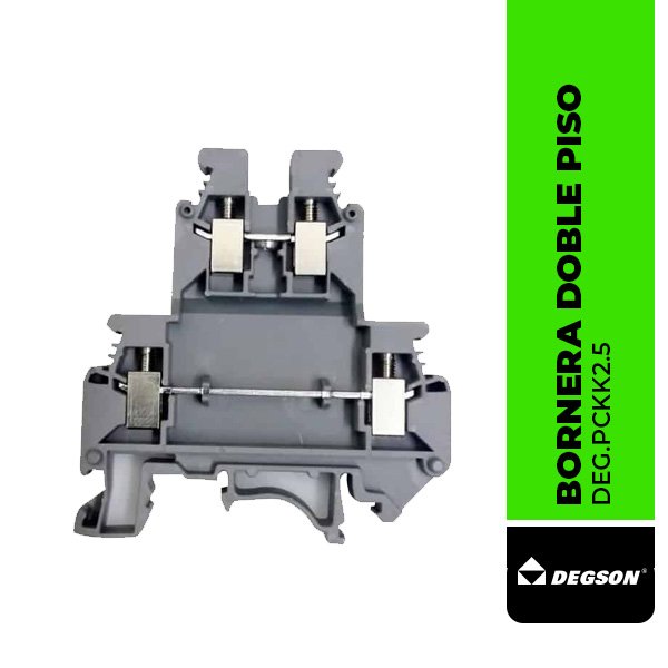 DEG.PCKK2.5 BORNERA DOBLE PISO DE 2.5 mm²