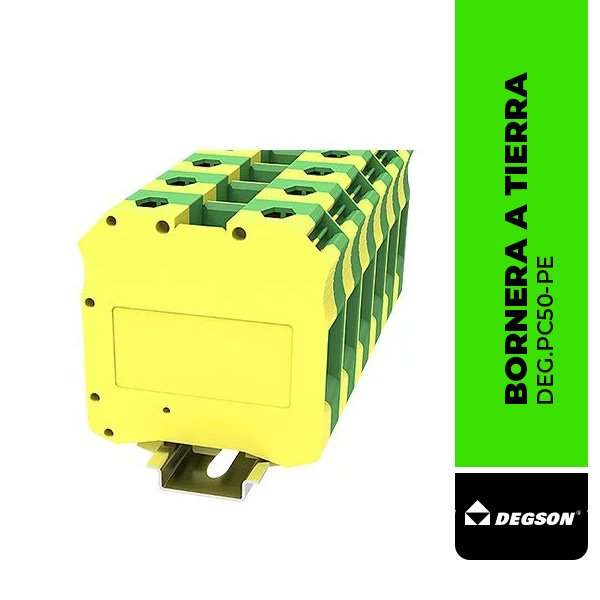 DEG.PC50-PE BORNERA A TIERRA DE 50 mm² PC 50-PE
