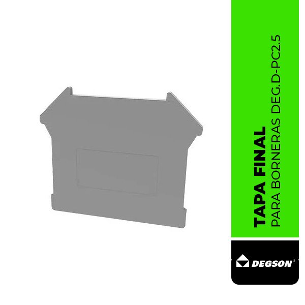 DEG.D-PC2.5 TAPA FINAL PARA BORNERAS D-PC2.5/4/6/10