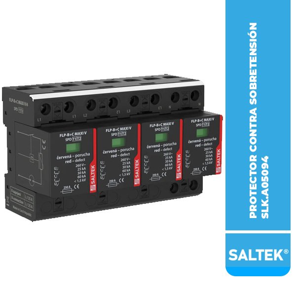 SLK.A05094 PROTECTOR CONTRA SOBRETENSIÓN FLP-B+C MAXI V/4