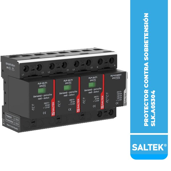 SLK.A05304 PROTECTOR CONTRA SOBRETENSIÓN FLP-25-T1-V/3+1