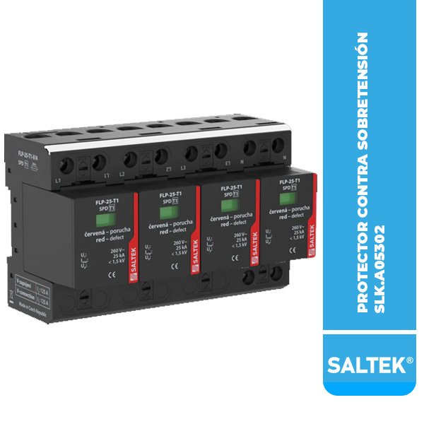 SLK.A05302 PROTECTOR CONTRA SOBRETENSIÓ FLP-25-T1-V/4