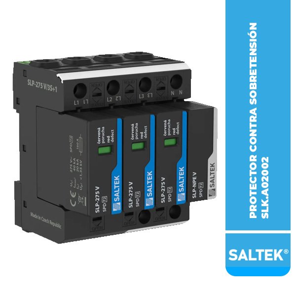 SLK.A02002 PROTECTOR CONTRA SOBRETENSIÓN SLP-275 V/3S+1
