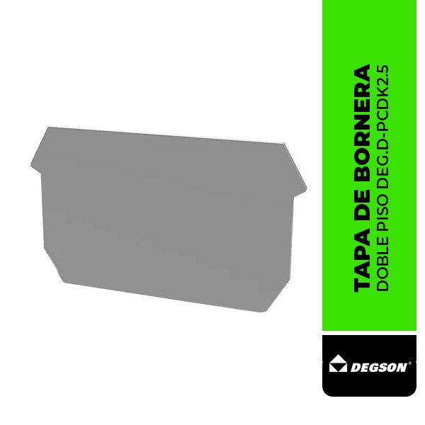 DEG.D-PCDK2.5 TAPA DE BORNERA DOBLE PISO