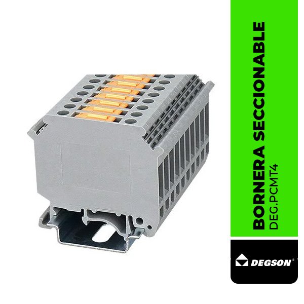 DEG.PCMT4 BORNERA SECCIONABLE DE 4.0 mm² PCMT 4