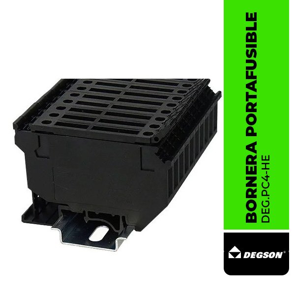 DEG.PC4-HE BORNERA PORTAFUSIBLE DE 4.0 mm² PC 4-HE