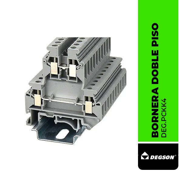 DEG.PCKK4 BORNERA DOBLE PISO DE 4 mm²