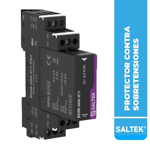 PROTECTOR CONTRA SOBRETENSIÓN BDM-006-V/1-FR2