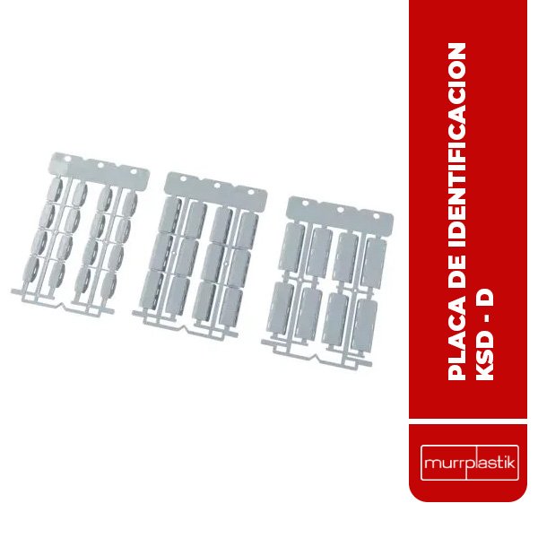 Placa de identificación KSD-D detectable (polipropileno)
