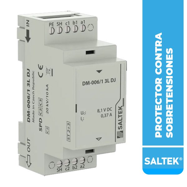 PROTECTOR CONTRA SOBRETENSIÓN DM-006/1 3L DJ