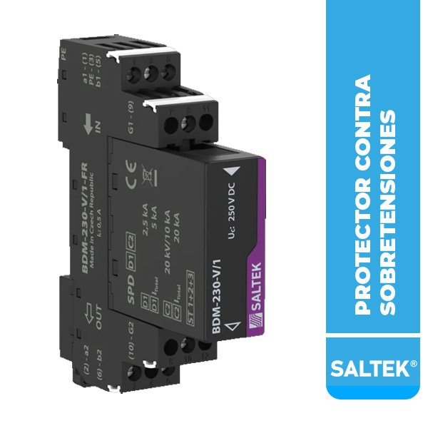 PROTECTOR CONTRA SOBRETENSIÓN BDM-230-V/1-FR