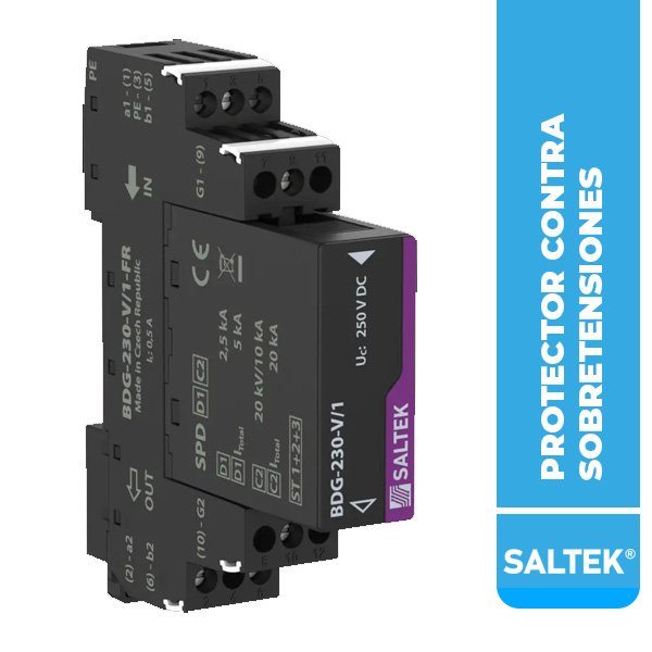 PROTECTOR CONTRA SOBRETENSIÓN BDG-230-V/1-FR