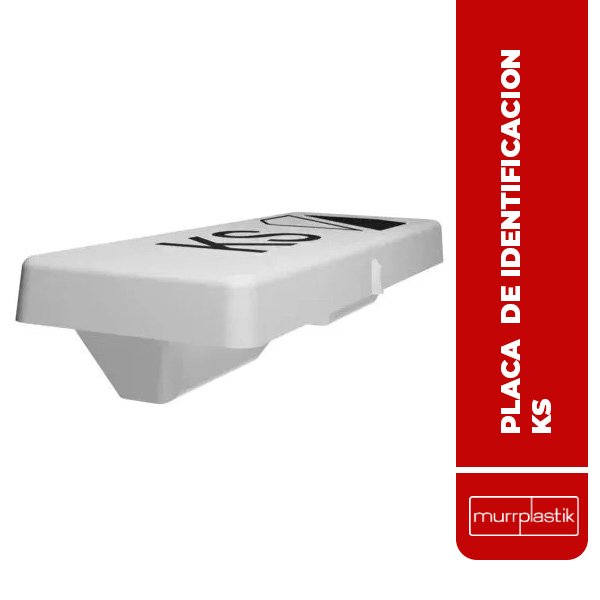 Placa de identificación KS (de una línea/divisible)