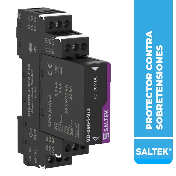 PROTECTOR CONTRA SOBRETENSIÓN BD-090-T-V/2-F16