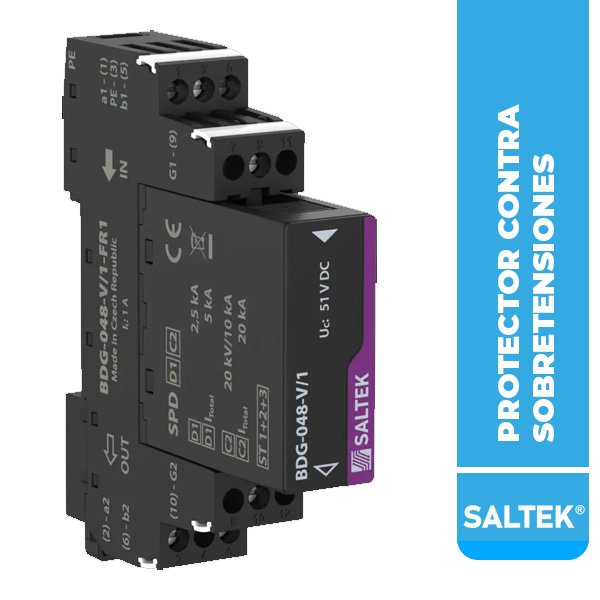 PROTECTOR CONTRA SOBRETENSIÓN BDG-048-V/1-FR1