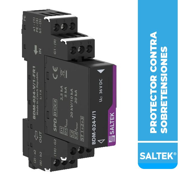 PROTECTOR CONTRA SOBRETENSIÓN BDM-024-V/1-FR1