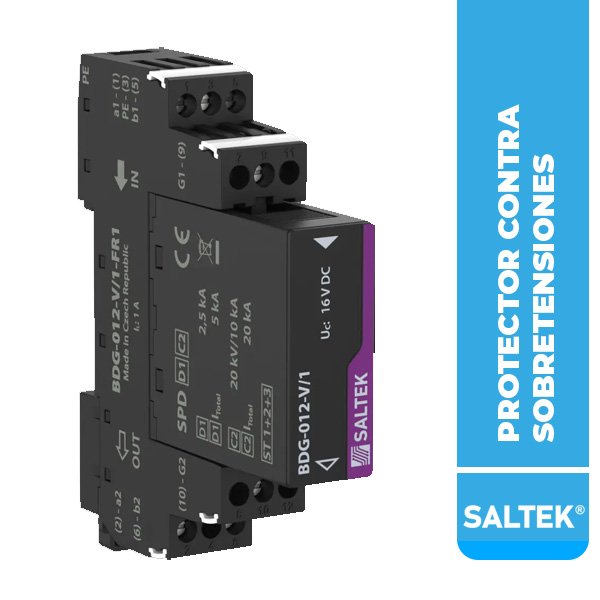 PROTECTOR CONTRA SOBRETENSIÓN BDG-012-V/1-FR1