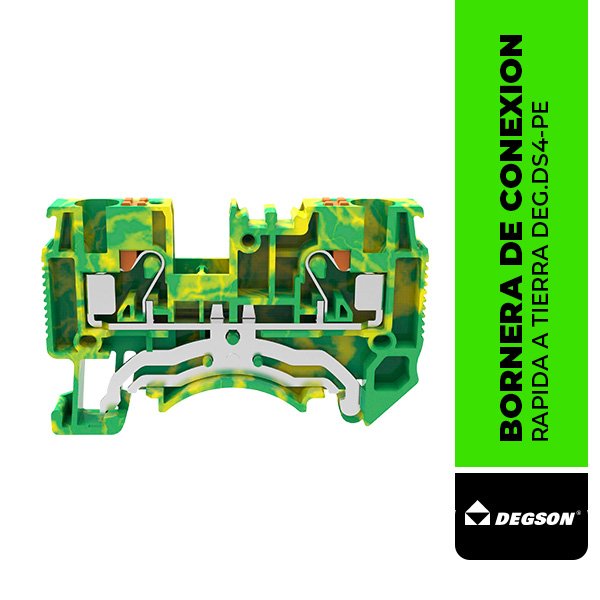 DS4-PE BORNERA DE CONEXION RAPIDA A TIERRA DE 4mm²