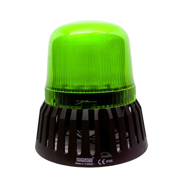 BALIZA IT120G220Z LED VERDE con zumbador 110-220V AC EMAS