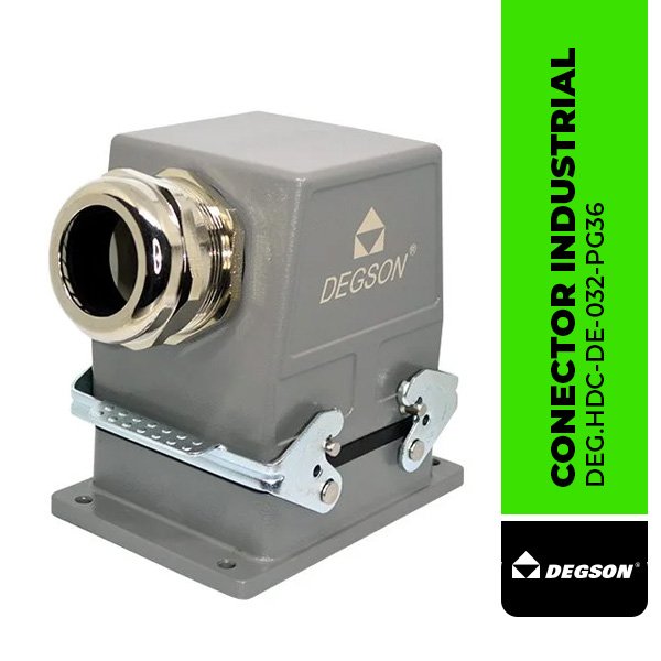 CONECTOR INDUSTRIAL DE 32 POLOS DEG.HDC-DE-032-PG36M-0001