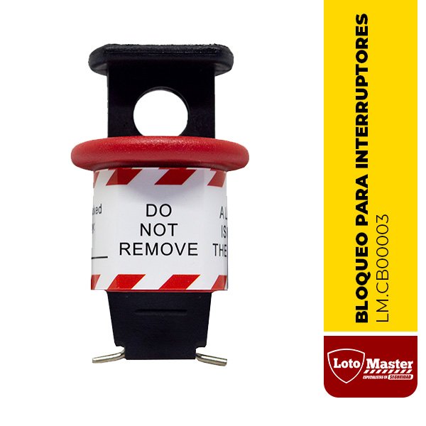 Bloqueo para interruptor termomagnético de seguridad negro - LM.CB00003