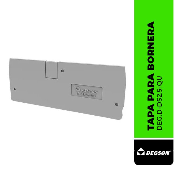 DEG.D-DS2.5-QU TAPA PARA BORNERA DE CONEXIÓN RÁPIDA QU 2.5 mm2