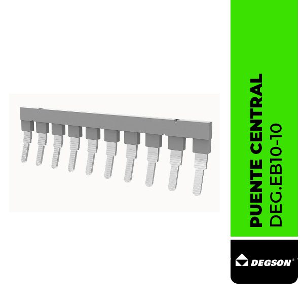 PEINE PUENTEADOR, 10 POLOS PARA BORNERA DC/PC10