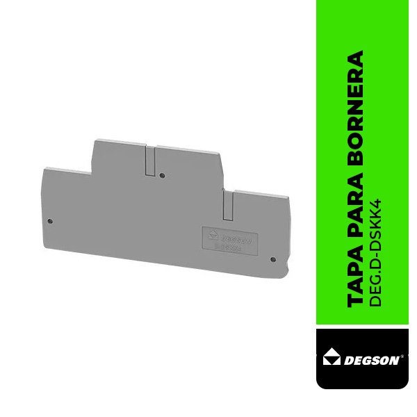 DEG.D-DSKK4 TAPA PARA BORNERA DE DOBLE PISO 4 mm2