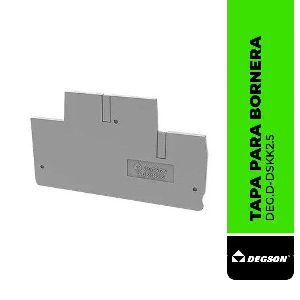 DEG.D-DSKK2.5 TAPA PARA BORNERA DE DOBLE PISO 2.5 mm2