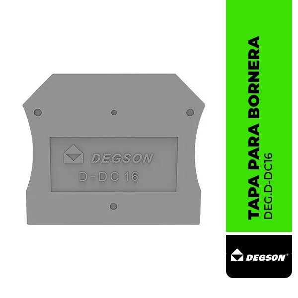 DEG.D-DC16 TAPA PARA BORNERA DE CONEXIÓN D-DC16