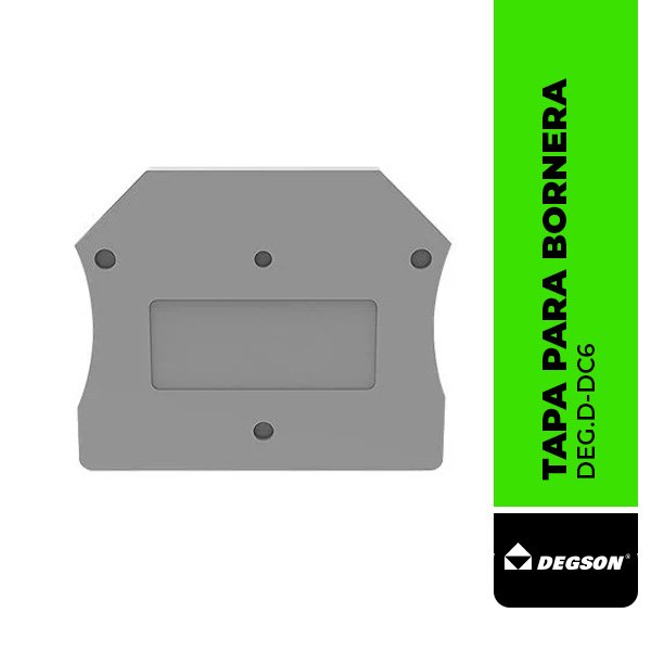 DEG.D-DC6 TAPA PARA BORNERA DE CONEXIÓN D-DC6