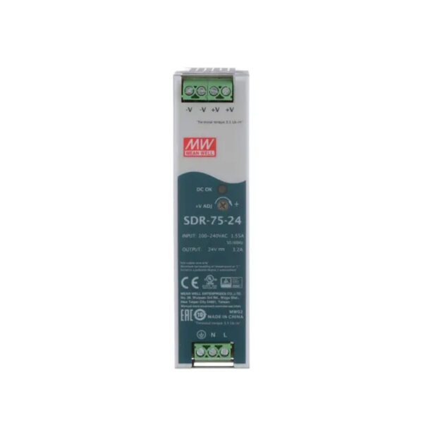FUENTE DE ALIMENTACIÓN 76.8W 24V 3.2A - SDR-75-24