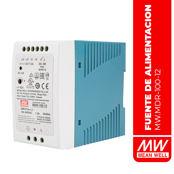 Fuente de alimentación MDR - (MDR-100-12)