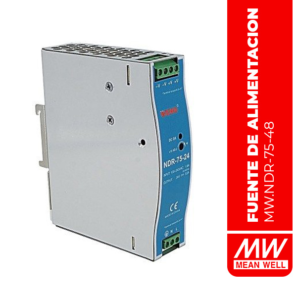 Fuente de alimentación NDR - (NDR-75-48)