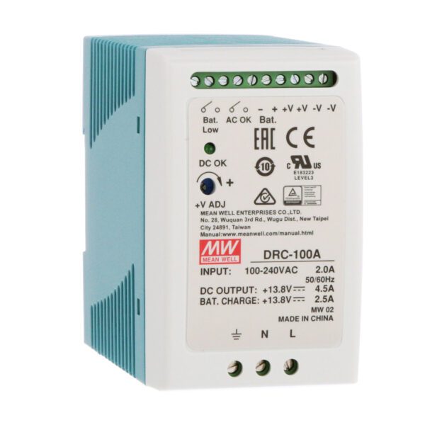 DRC-100A Suministros de energía ininterrumpible (UPS) O/P +24V40A 40A DC UPS MODULE
