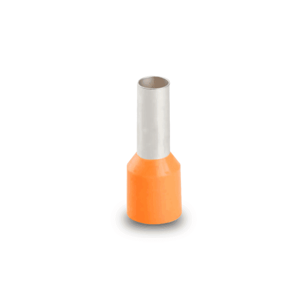 Terminal sobremoldeado tubular aislado tipo puntera (E0508)