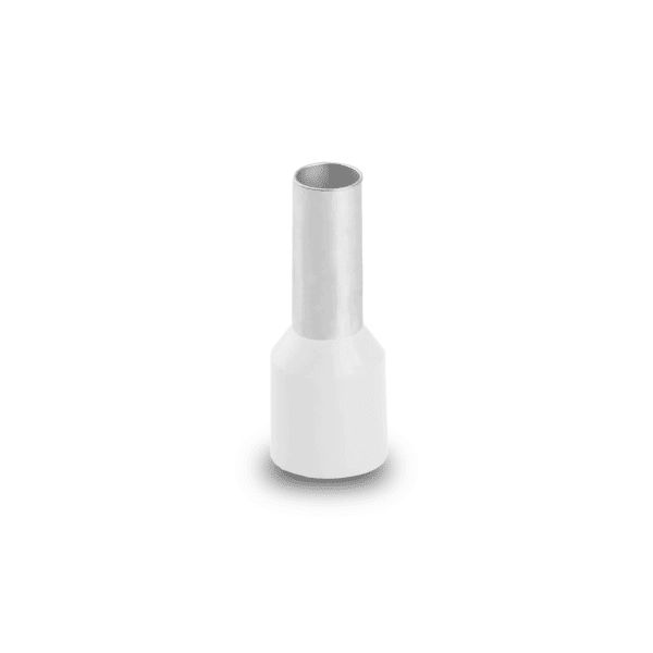 Terminal sobremoldeado tubular aislado tipo puntera (E7506)