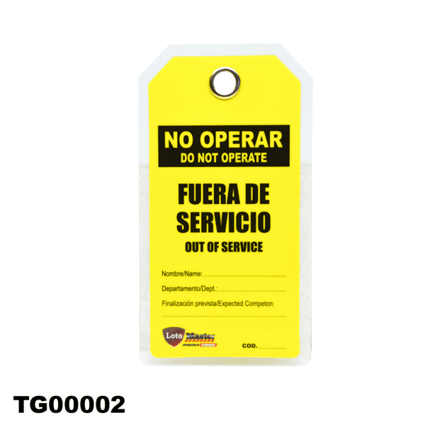 Etiqueta de PVC "fuera de servicio", LM.TG00002 - Imagen 2