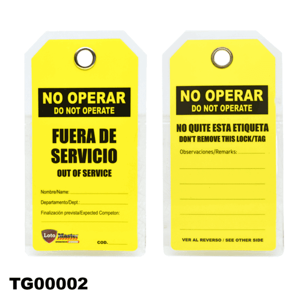 Etiqueta de PVC "fuera de servicio", LM.TG00002 - Imagen 3