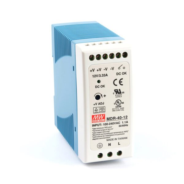 MDR-40-12 - FUENTE DE ALIMENTACIÓN MDR 40W 12V 3.33A