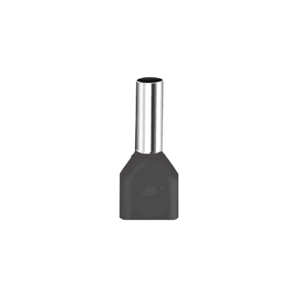 Terminal sobremoldeado tubular doble aislado tipo puntero (TE1508)
