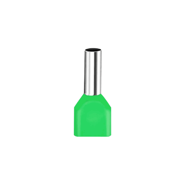 Terminal sobremoldeado tubular doble aislado tipo puntero (TE6014)