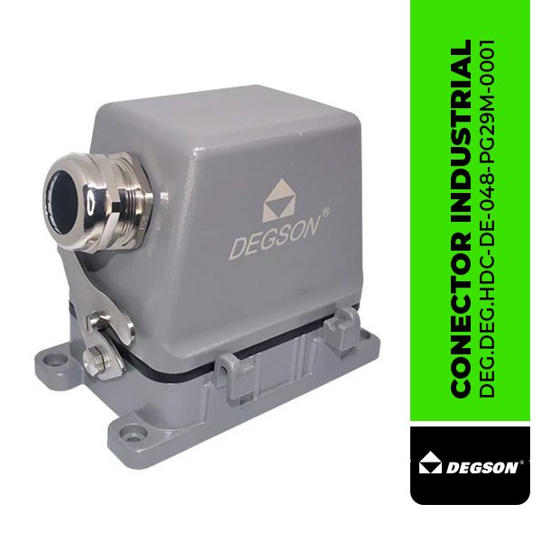 CONECTOR INDUSTRIAL DE 48 POLOS DEG.DEG.HDC-DE-048-PG29M-0001