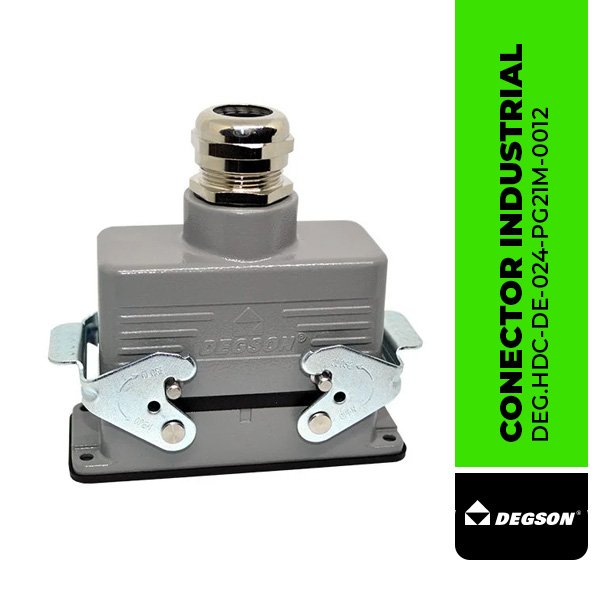DEG.HDC-DE-024-PG21M-0012 CONECTOR INDUSTRIAL DE 24 POLOS