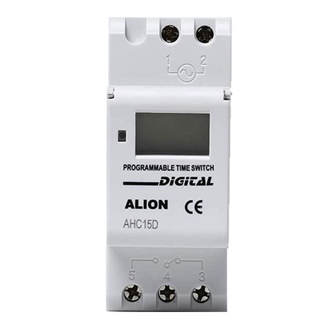 Interruptor Horario Digital AHC15D 100-250V (20 Programaciones)  ALION.AHC15D