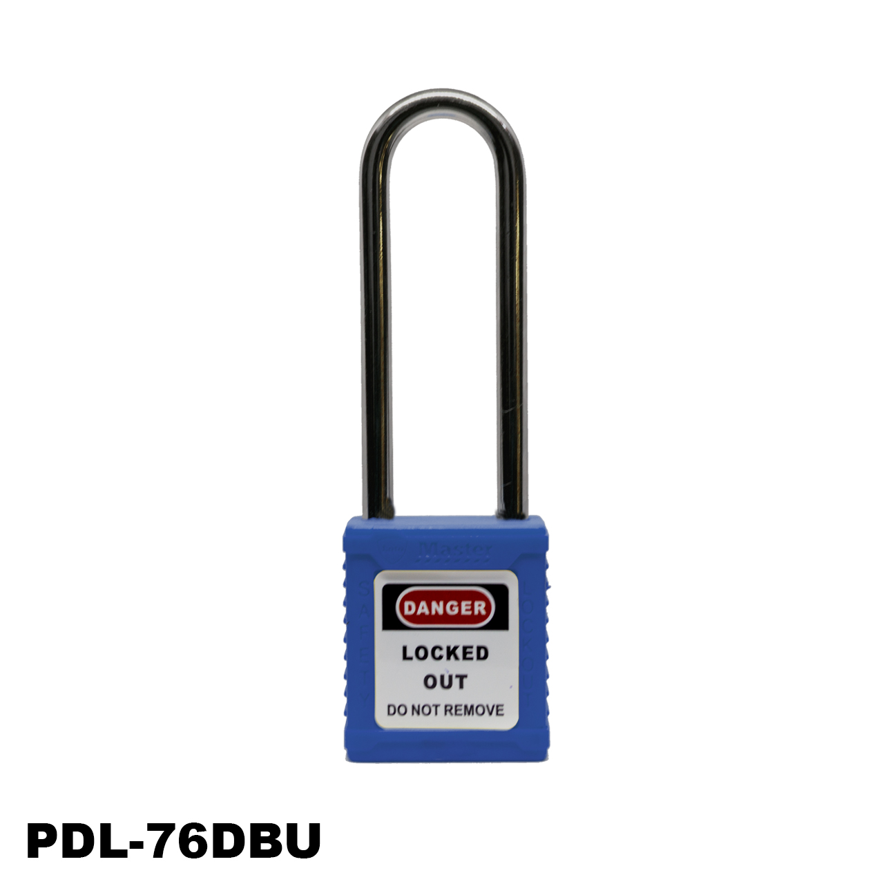 Candado de seguridad no aislado, 1 1/2, color azul, LM.PDL-38DBU103