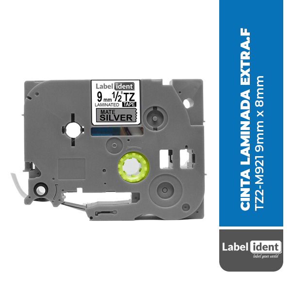 CINTA COMPATIBLE BROTHER TZ2-M921 9mm x 8mm PARA ROTULADOR P-TOUCH